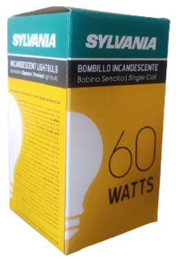 BOMBILLA SYLVANIA 60 WATT X100