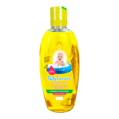 SHAMPOO BABY ESSENCES ALOE FRESH AMARILLO 440ML X30