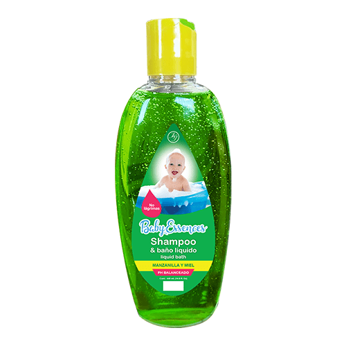 SHAMPOO BABY ESSENCES MANZANILLA Y MIEL 440ML X30