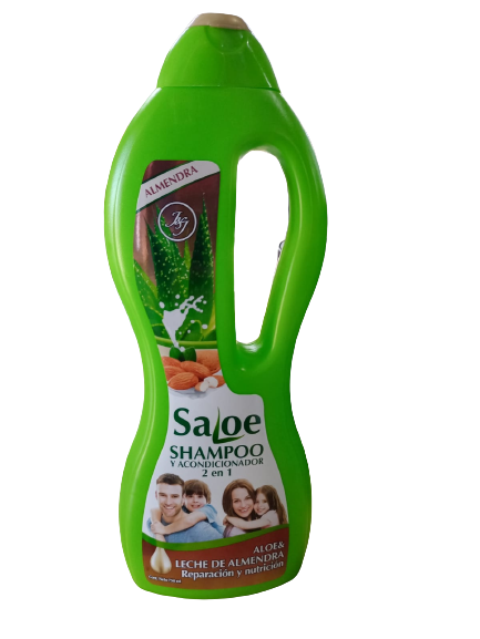 SHAMPOO SALOE 2EN1 ALOE Y LECHE DE ALMENDRA 750ML X12