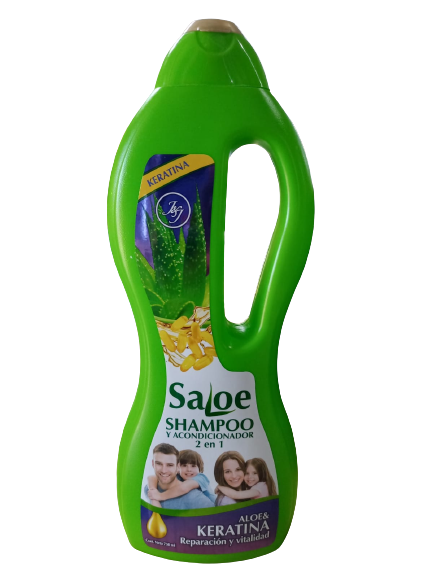 SHAMPOO SALOE 2EN1 ALOE Y KERATINA 750ML X12