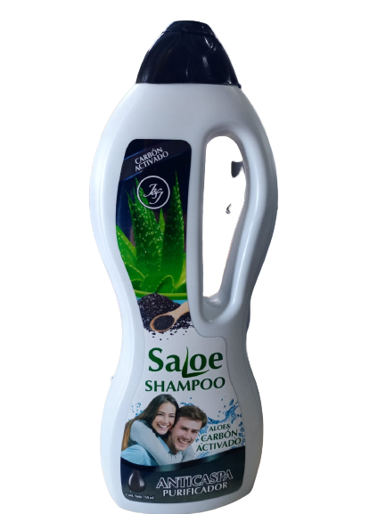 SHAMPOO SALOE 2EN1 ALOE Y CARBON ACTIVADO 750ML X12