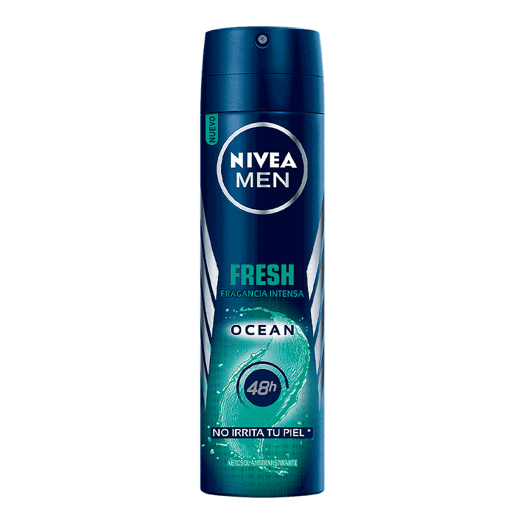 NIVEA AEROSOL MEN FRESH OCEAN 150ML X12