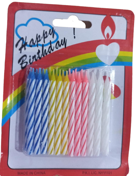 VELAS P/PASTEL NORMAL 60X24