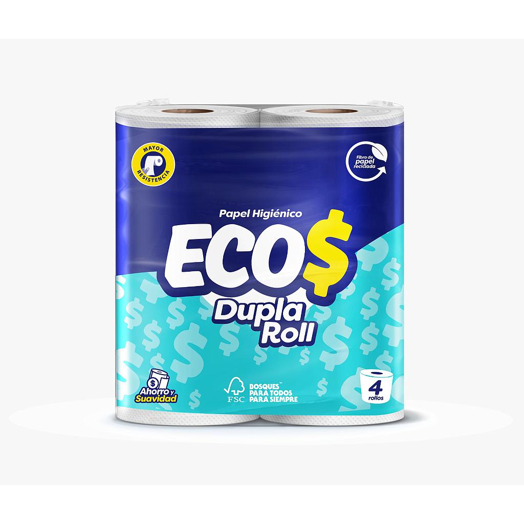 PAPEL HIGIENICO ECOS DUPLA ROLL 280HD 12X4