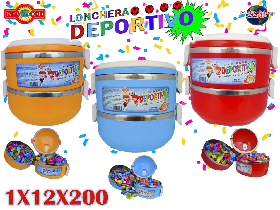 LONCHECHICLE DEPORTIVO NEW FOOD 12X200PZ