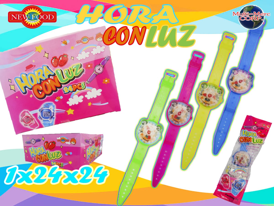 HORA CON LUZ NEW FOOD 24X24