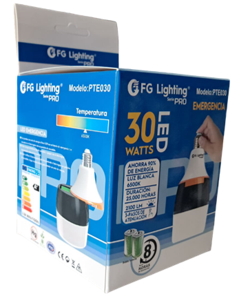 BOMBILLA FG PRO LED EMERGENCIA 30W PTE030 X50
