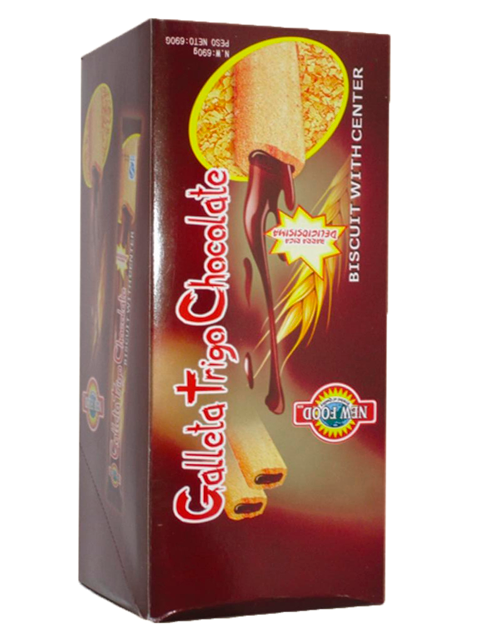 GALLETA DE TRIGO NEW FOOD CHOCOLATE 20X30PZ