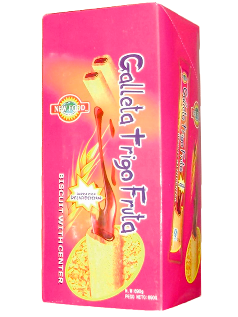 GALLETA DE TRIGO NEW FOOD FRESA 20X30PZ