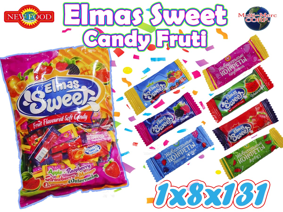 ELMAS SWEET CANDY FRUIT NEW FOOD 8X131PZ