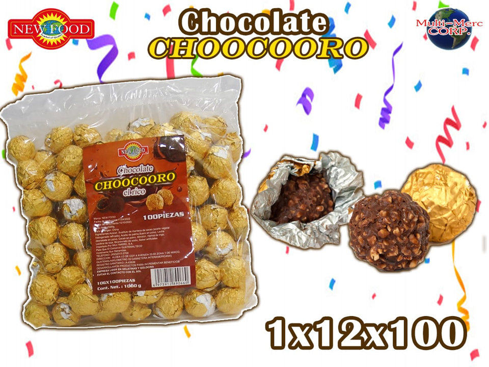 CHOCOORO NEW FOOD 12X100PZ
