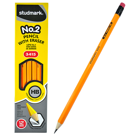 LAPIZ STUDMARK ST-03415 HB HEX AMARILLO 12X12