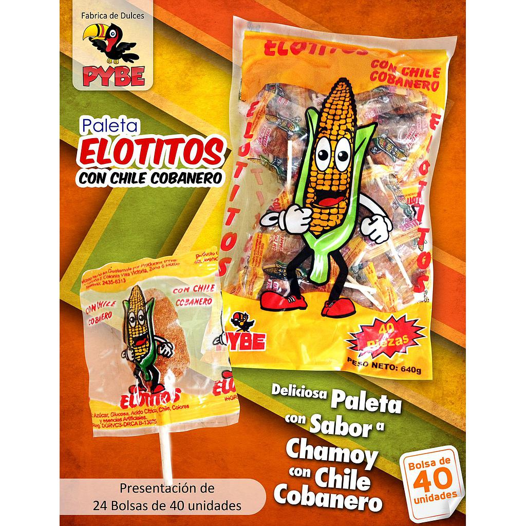 PALETA PYBE CON SABOR A ELOTITO PICANTE 24X40
