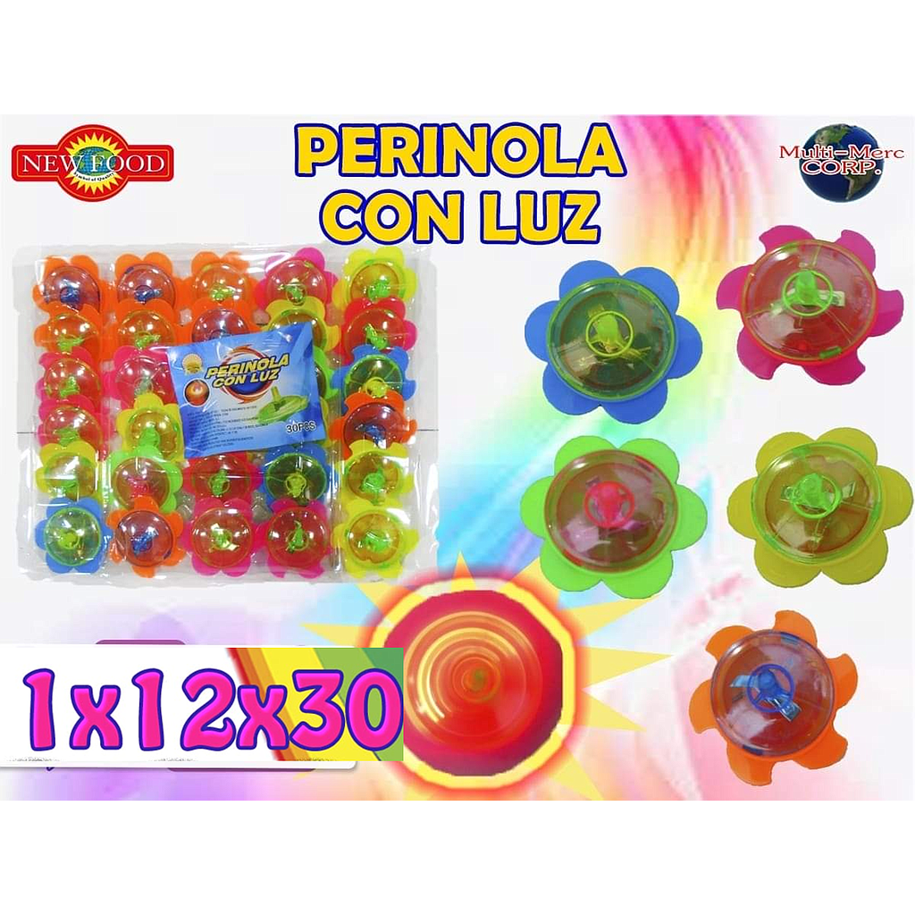 PERINOLA CON LUZ NEW FOOD 12X30PZ