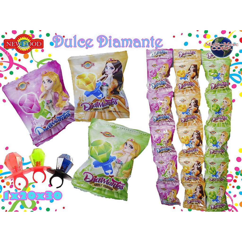 DULCE DIAMANTE NEW FOOD 1X20X30PZ