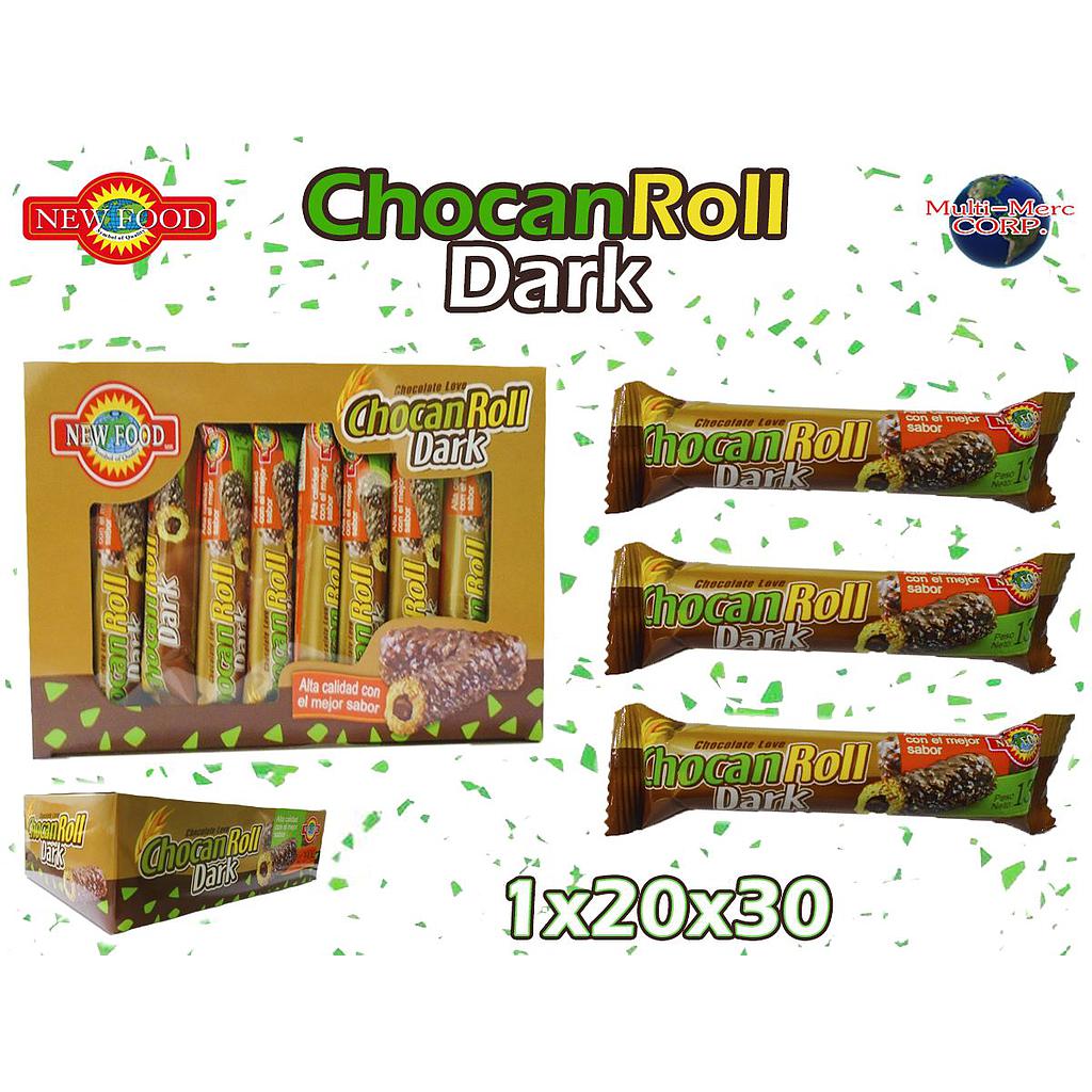 CHOCAN ROLL DARK NEW FOOD 1X20X30