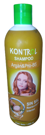 SHAMPOO KONTROL SIN SAL LITRO ARGAN &amp; PRO-B5 X12