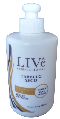 CREMA P/PEINAR LIVE PROF CABELLO SECO 300ML X24