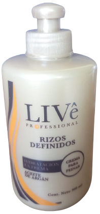 CREMA P/PEINAR LIVE PROF RIZOS DEFINIDOS 300ML X24