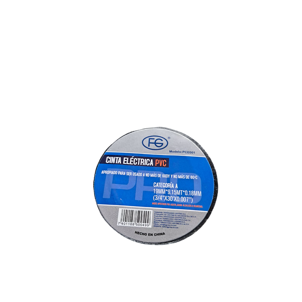 CINTA DE AISLAR FG NEGRA 3/4 PCE001 50X10