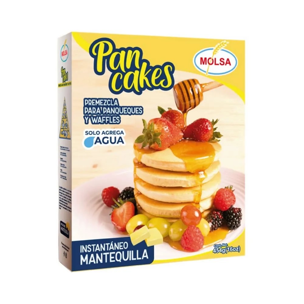 PANQUEQUE INSTANTANEO MANTEQUILLA MOLSA 454G X24