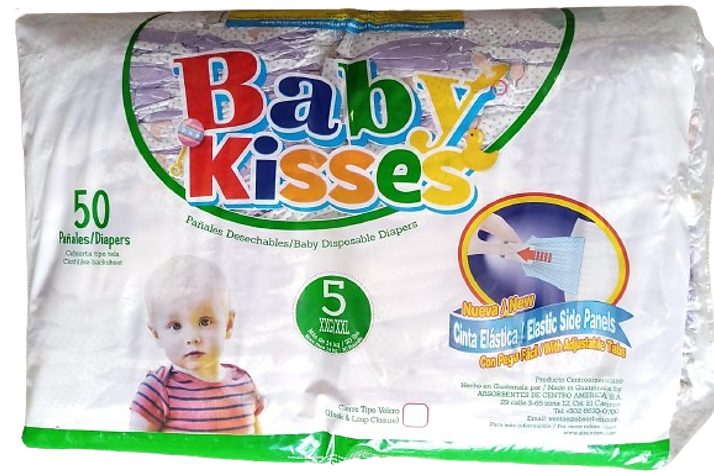 PAÑAL BABY KISSES &quot;XXG&quot; 6X50