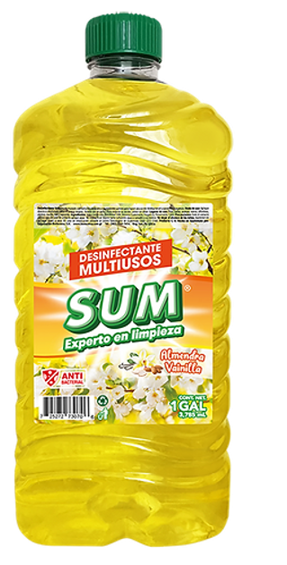 SUM DESINFECTANTE GALON ALMENDRA VAINILLA X4
