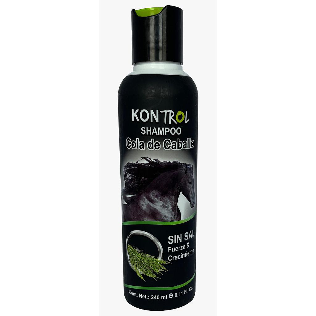 SHAMPOO KONTROL SIN SAL 240ML COLA DE CABALLO X24