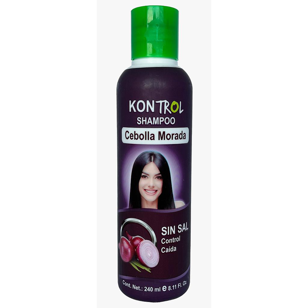 SHAMPOO KONTROL SIN SAL 240ML CEBOLLA MORADA X24