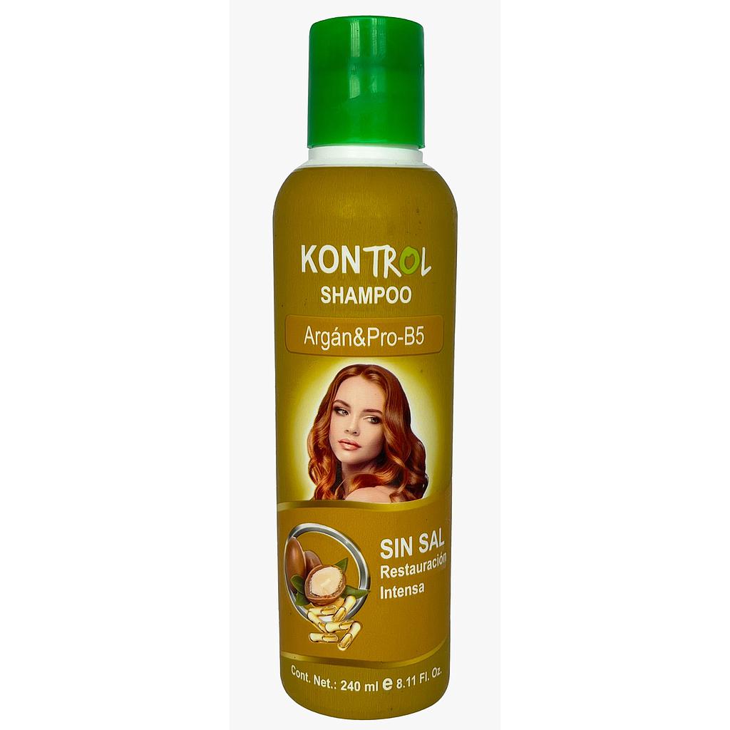 SHAMPOO KONTROL SIN SAL 240ML ARGAN Y PRO-5 X24