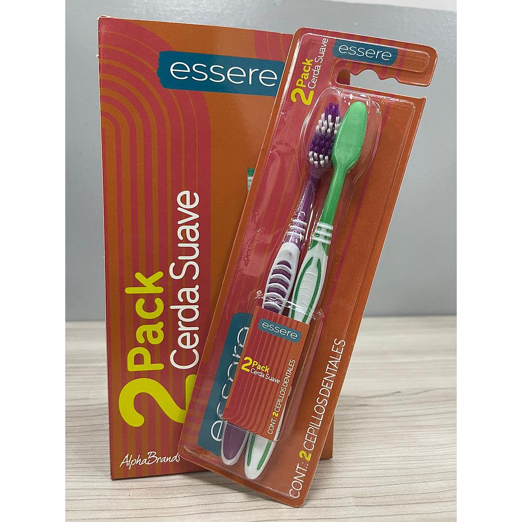 CEPILLO ESSERE ADULTO DUOPACK 24X12