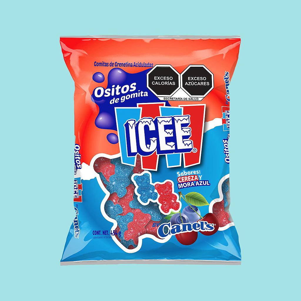 GOMITAS ICEE OSITOS CEREZA-MORA BOLSA X24