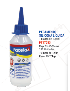SILICON LIQUIDO FACELA 100ML17033 12X16