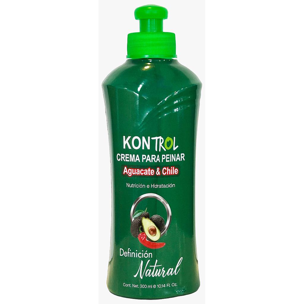 CREMA P/PEINAR KONTROL AGUACATE Y CHILE 300ML X24