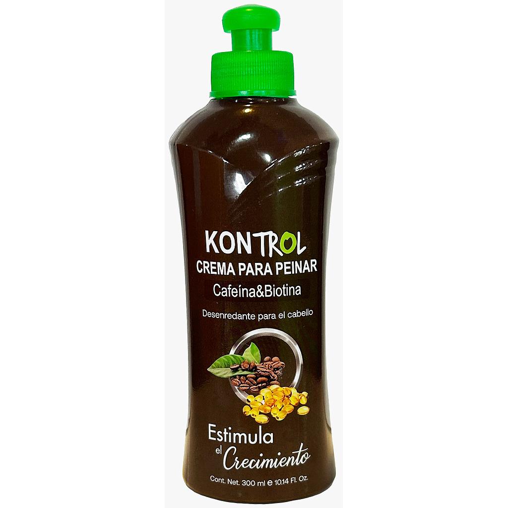 CREMA P/PEINAR KONTROL CAFEINA Y BIOTINA  300ML X24