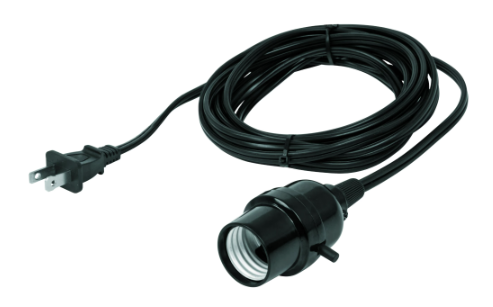 EXTENSION ELECTRICA CON PORTA BOMBILLO Y TOMA CEEB032 8M X50
