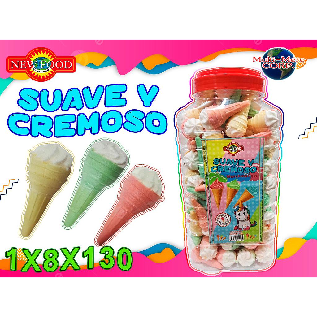 SUAVE Y CREMOSO BITROLERO NEW FOOD 1X8X130PZ