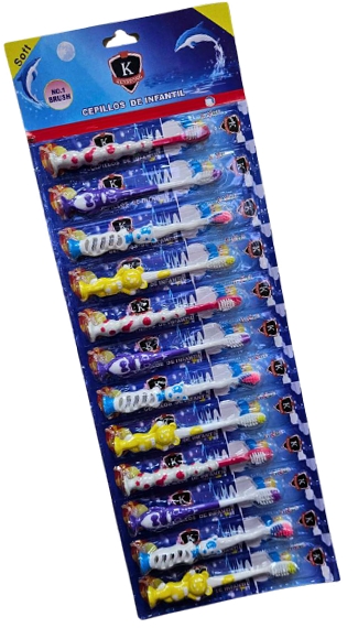 CEPILLO PARA NIÑOS KYSTONE TIRA X12