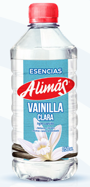 ESENCIA ALIMAS VAINILLA CLARA 250ML X24