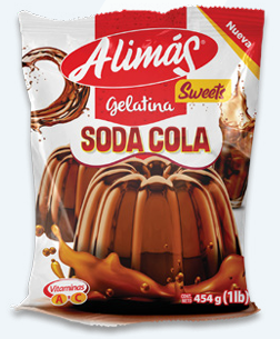 GELATINA ALIMAS COLA 454G X12