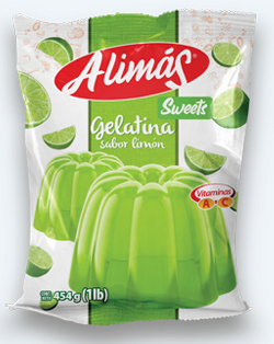 GELATINA ALIMAS LIMON 454G X12