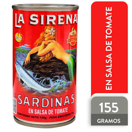 SARDINA LA SIRENA TOMATE 5.5 Onz X100