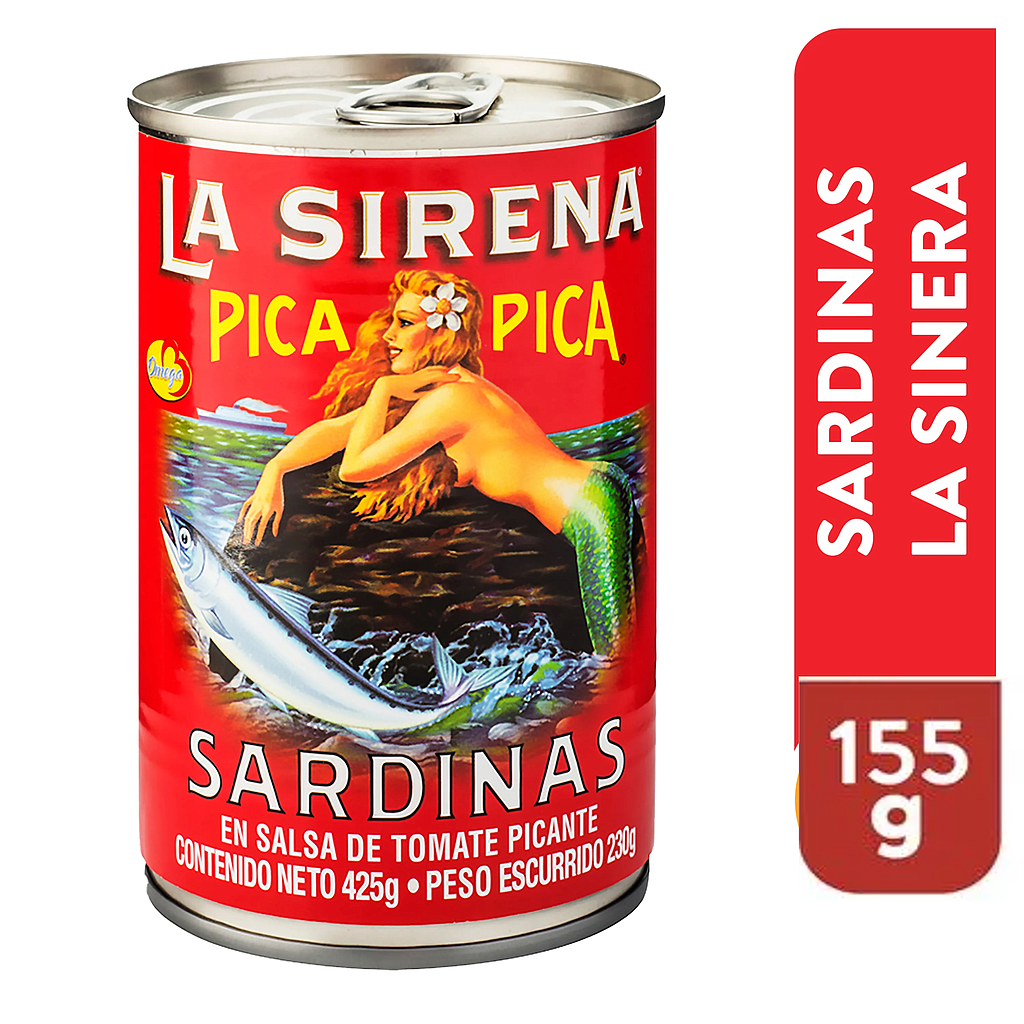 SARDINA LA SIRENA PICA PICA 5.5 Onz X100
