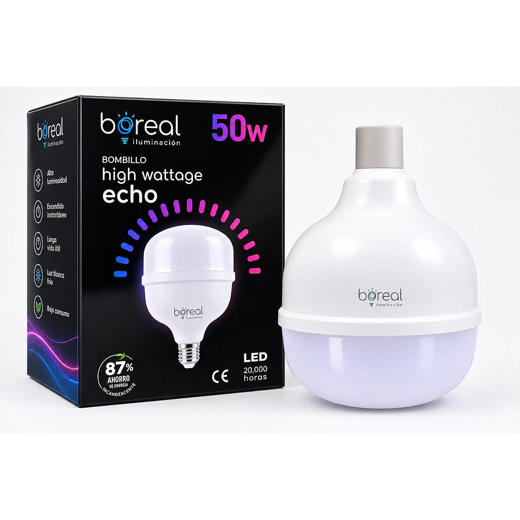 BOMBILLA BOREAL GARRAFON 50W X20