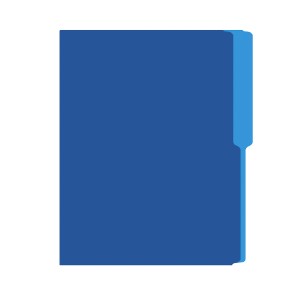 FOLDER FLASHFILE CARTA CELESTE 5X100