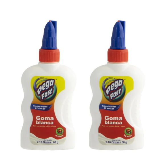GOMA BLANCA PEGA FAST 2.10 ONZAS 60G 12X24