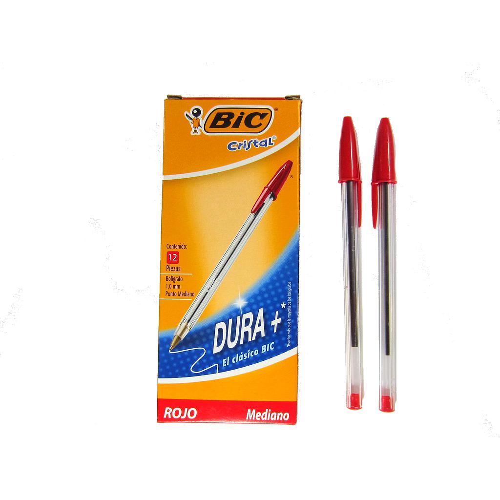 LAPICERO BIC CLASICO MEDIANO ROJO 100X12