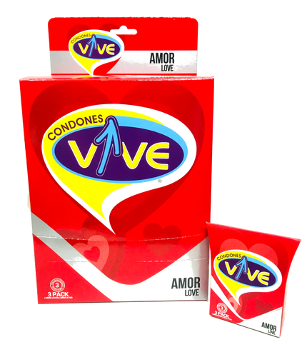 CONDONES VIVE AMOR X16 TRIPACK