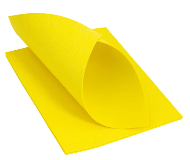 FOAMY PLIEGO DIAMANTINA FAST ARCOIRIS AMARILLO X5